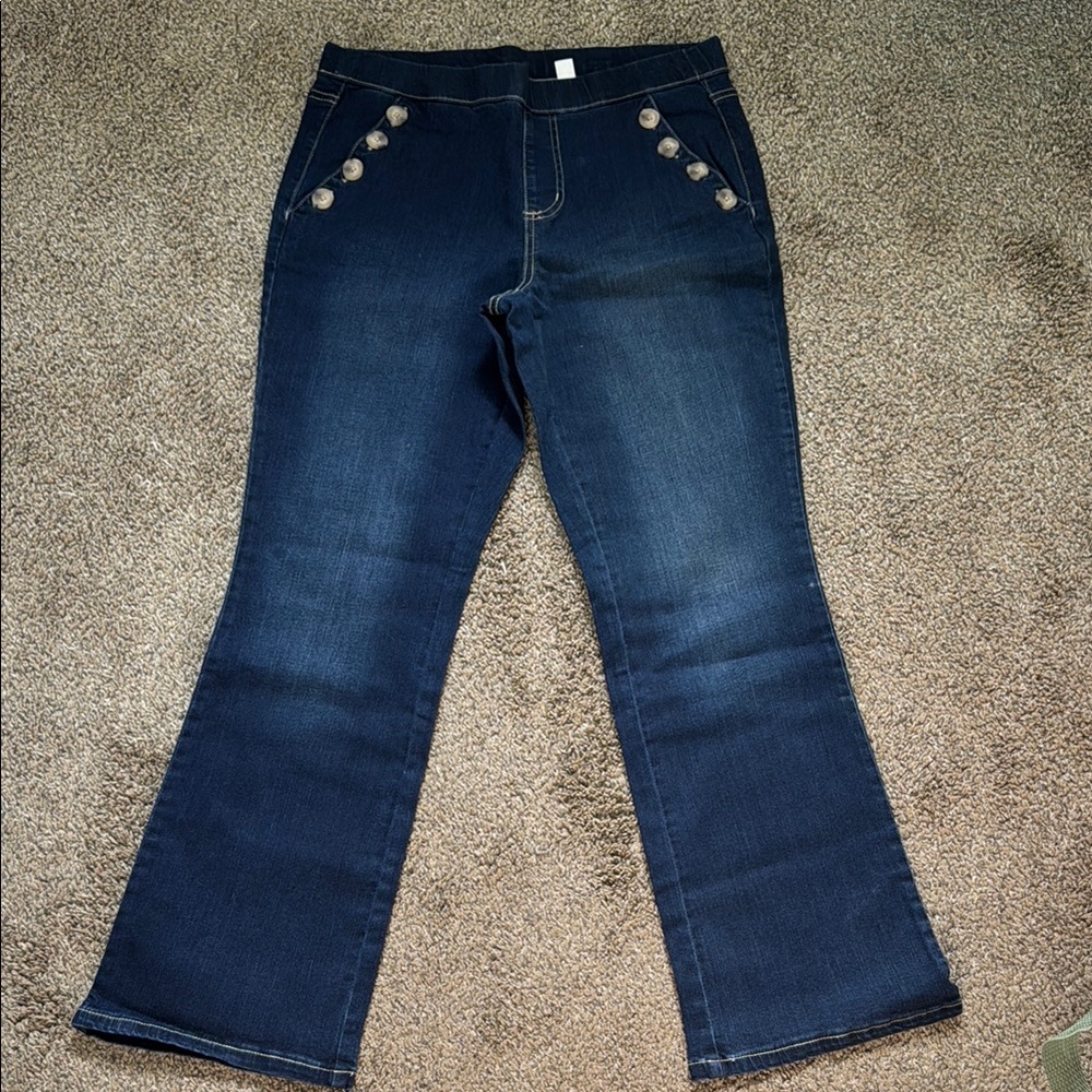 NWOT Belle by Kim Gravel pull on Jeans
